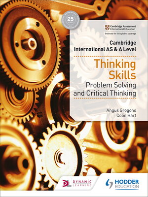 cover image of Cambridge International AS & a Level Thinking Skills